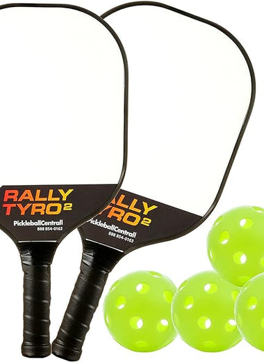 Rally Tyro 2 Pickleball 2 Player Paddle and Ball Set