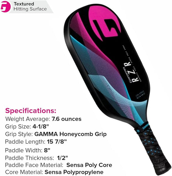 Gamma Poly Core Pickleball Paddle – PicklersPop