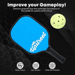 Upstreet Graphite Pickleball Paddle Set